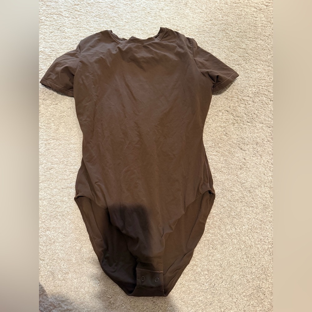 Skims brown bodysuit size m